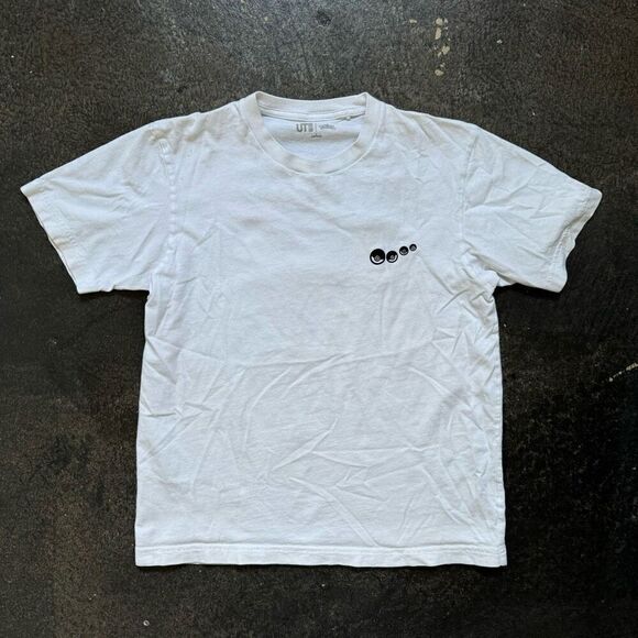 Uniqlo x Pokémon Men’s Short Sleeve T-Shirt White Color Size Small Anime Style - Picture 2 of 14